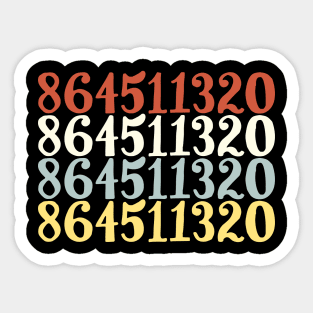 864511320 Anti Trump 45th President Sticker